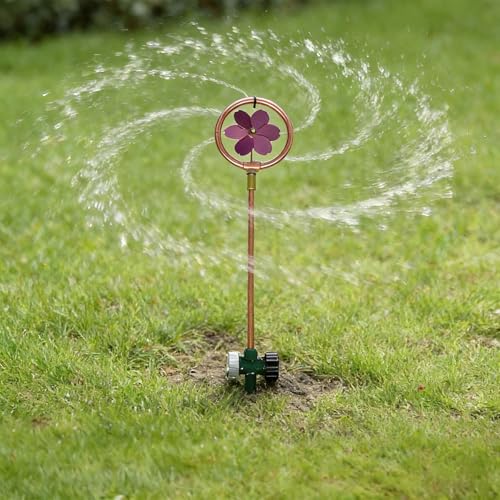 Rociador de agua giratorio para solucionar el riego seco en el césped y plantas de jardín 6