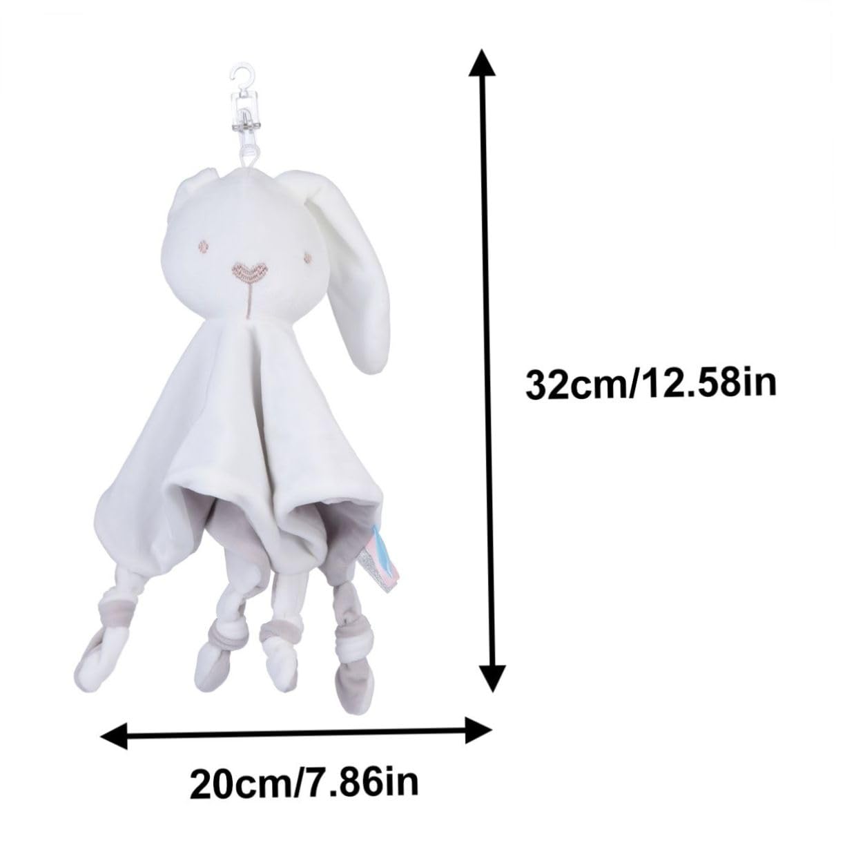 KOMBIUDA 1pc Soothing Towel Plush Comforting Doll for Interactive Soft Promotes Cognitive Development Safe for Newborns Gentle Touch