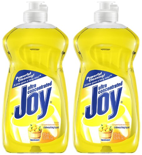 Image of Joy Ultra Dishwashing Liquid, Lemon Scent, 12.6oz, 2pk