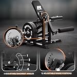 RITFIT Leg Extension and Curl Machine, 700LB Adjustable Leg Curl Machine, Seated Leg Extension and Lying Curl Machine for Home Gym, Leg Workout Equipment Compatible with 1'' and 2'' Plates - Image 4