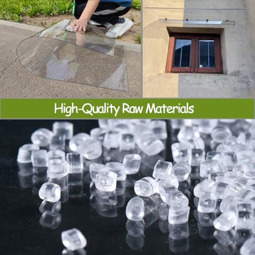 Auvent de porte en polycarbonate résistant aux intempéries