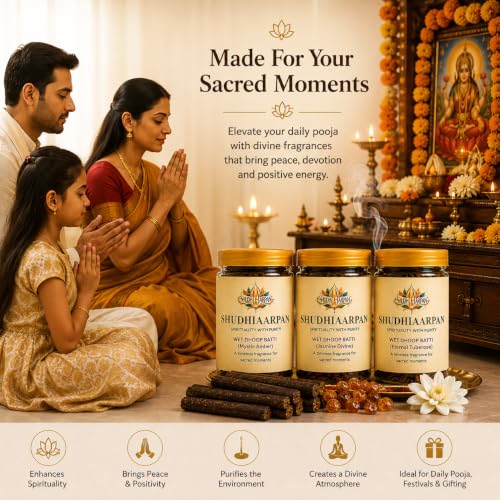 Image of Tuberose, Mystic Amber, Jasmine, Wet Dhoop Batti Pack of 3