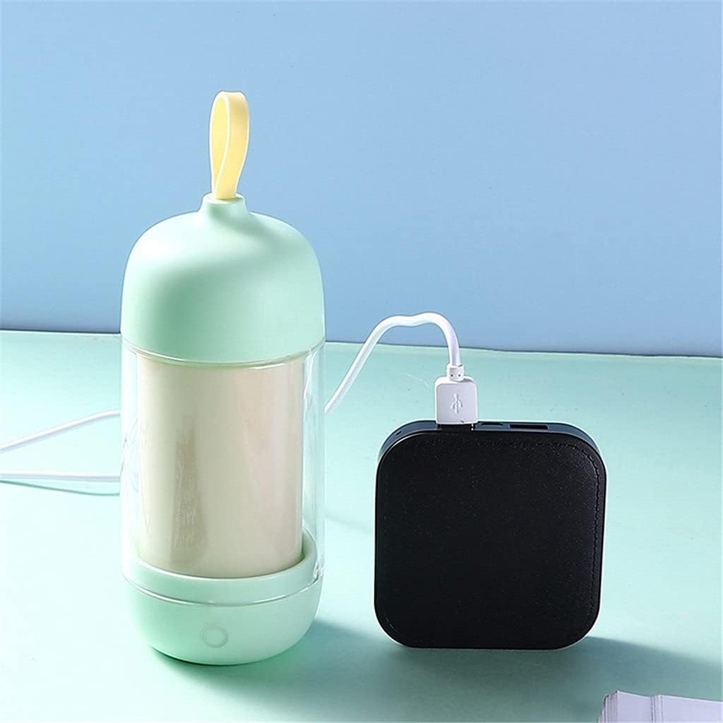 Portable Usb Yogurt Maker Automatic Glass Liner Cup Yoghurt Fermenting Machine Sour Cream Fermenter (Color : Pink) (Green)