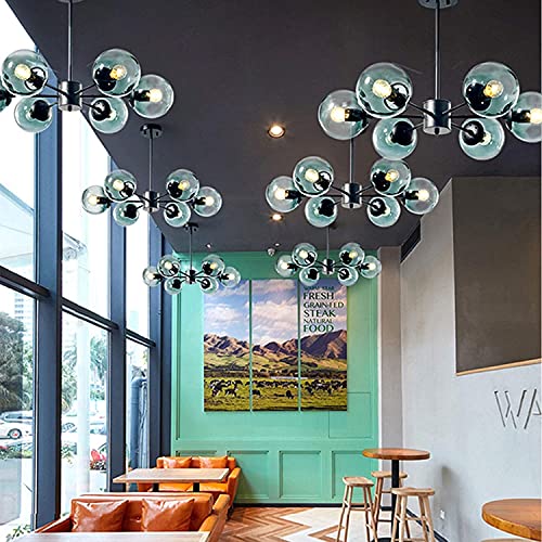 Lámpara de bola de cristal creativa y moderna para iluminación de sala de estar 8