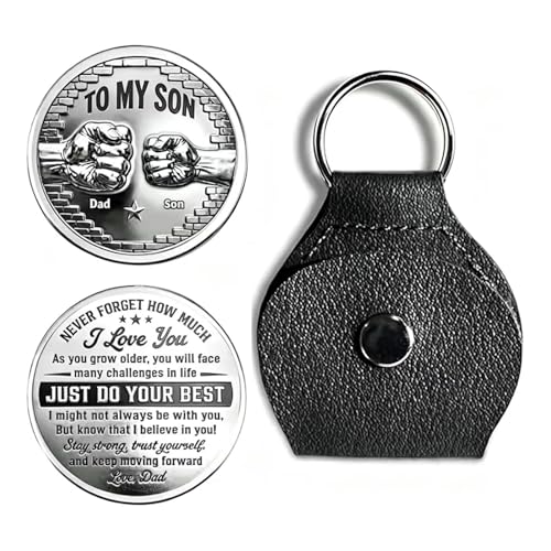 To My Son I Believe In You- Coin Pocket Hug