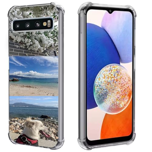 FortiCase Funda Personalizada para Samsung Galaxy S10 4G,Transparente Silicona Case,con Foto Imagen Texto Disena Caso,para Galaxy S10 4G Carcasa -3Z