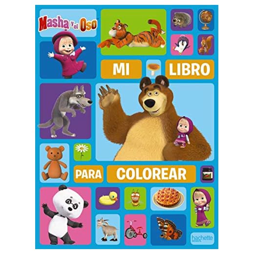 Masha y el Oso. Mi libro para colorear (Hachette Infantil - Masha Y El Oso - Colorear)