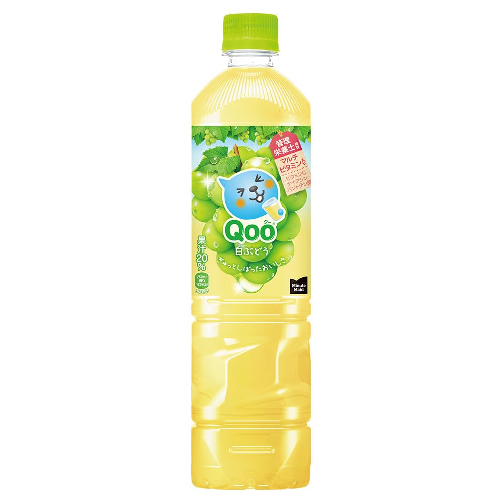 Amazon.co.jp: ミニッツ メイド Qoo 白ぶどう 950mlPET ×12本 : 食品