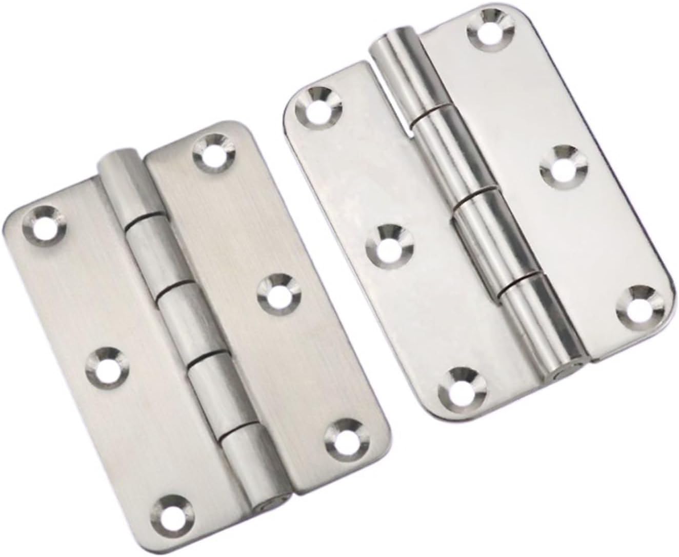 Six Hole Folding Hinge 304 Stainless Steel Suitable for Industrial Equipment Distribution 1Pcs(XG02-014-1)