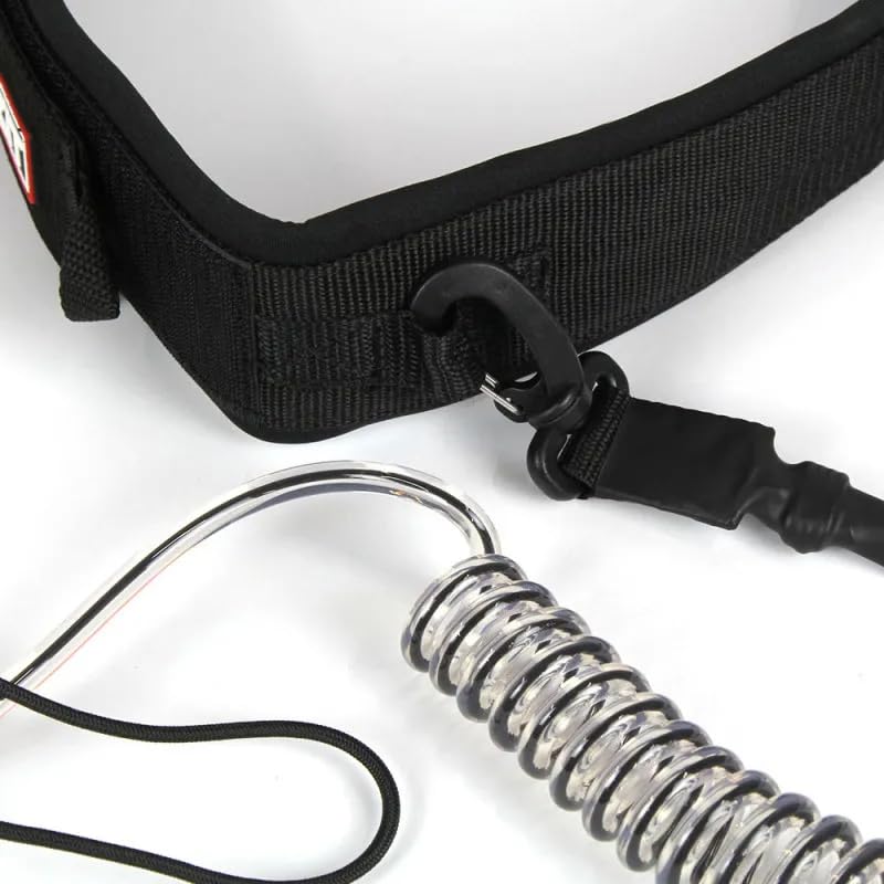 Leash DE WINGFOIL Cintura Coil Howzit Nero