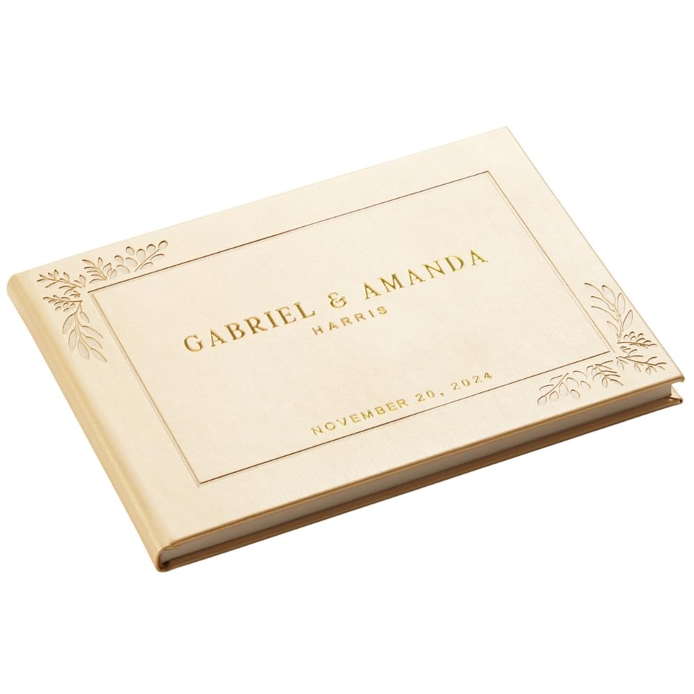 Promot Personalized Wedding Guest Book