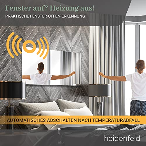 Heidenfeld Infrarotheizung Heizspiegel HF-HS100 mit App Steuerung