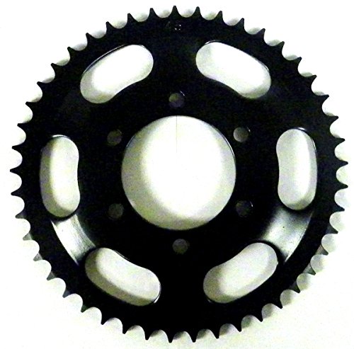 Steel Rear Sprocket Compatible with Yamaha Moto-X TT 225 1999-2000/ TT-R 225 2001-2004/ XT 225 1992-2007/TY 250 1977 45 Teeth RSY-065-45 OEM #: 1KH-25445-00-00