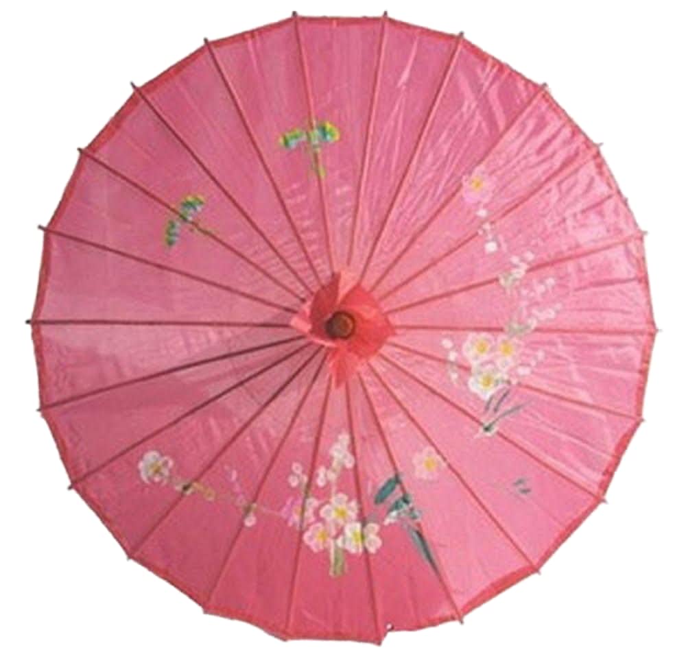 THY COLLECTIBLES 22" Kid's Size Japanese Chinese Umbrella Parasol For Wedding Parties, Photography, Costumes, Cosplay, Decoration And Other Events (Hot Pink)