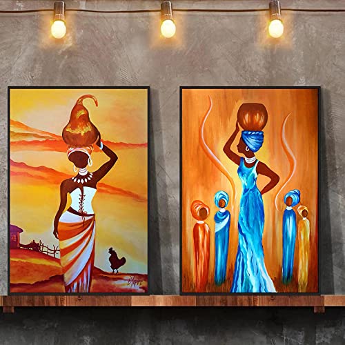 Affiches femmes africaines 60x90cm, l'art sur toile pour habiller un mur vide