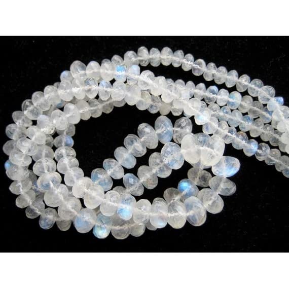 Pierre de lune arc en ciel facettée LKBEADS perles haut de gamme pour bijoux