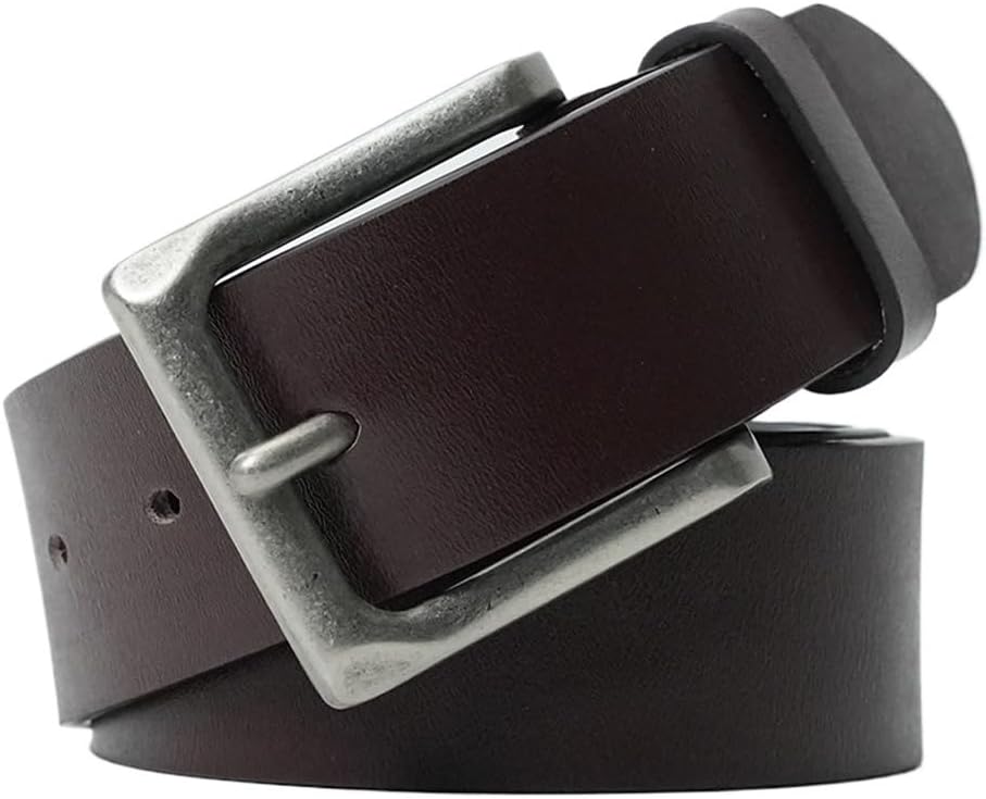 イタリア製バックル】シルバー 3.5cm幅ベルト（ミッスーリ） |analogico（アナロジコ） ベルト針バックルカジュアルベルトソリッド合金バックルレザーヴィンテージベルト(130cm)