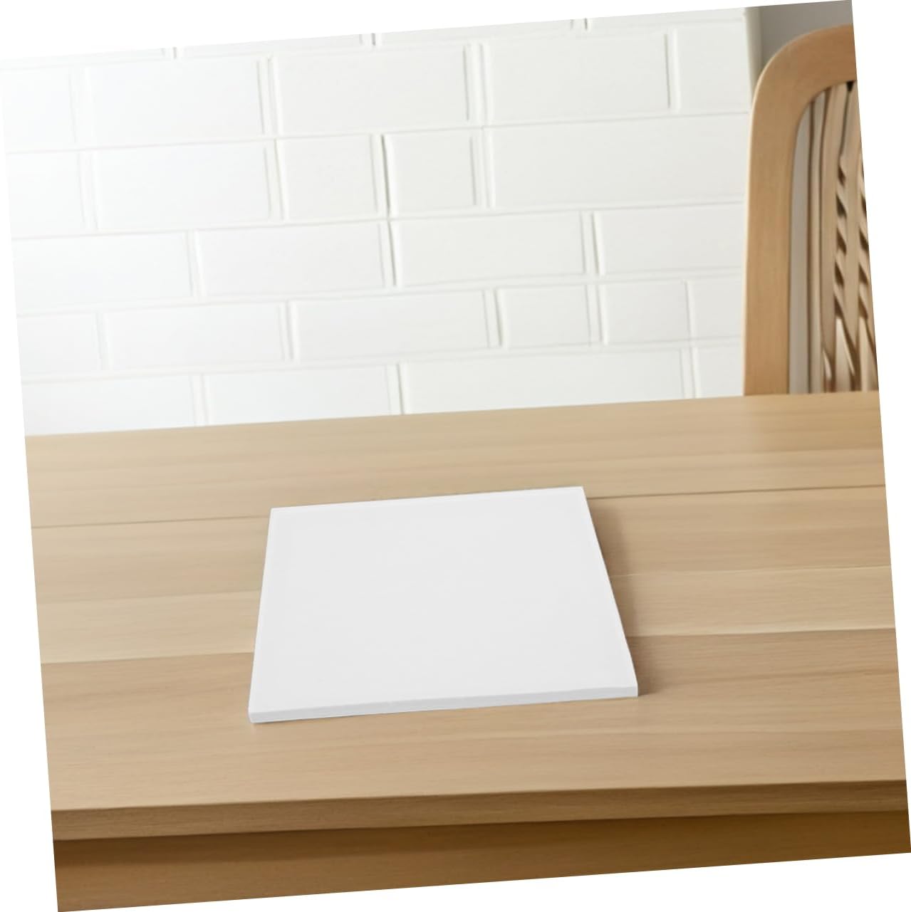 Paintable White Ceramic Tiles Blank Porcelain for DIY Arts and Crafts Compatible with Various Paints and Glazes for Home Decor and Creative Projects