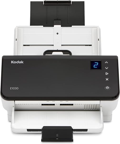 KODAK E1030 A4 Scanner, 30 Pages Per Minute, 80 Sheets ADF, Front/Back Scan, USB Connection, Quality Images, Easy to Use, 3 Year Warranty - 1