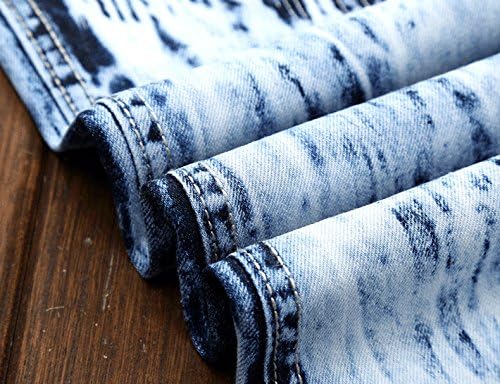 Miniatura 5 de Enrica - Pantalones de mezclilla ajustados para hombre, con parches y rasgados