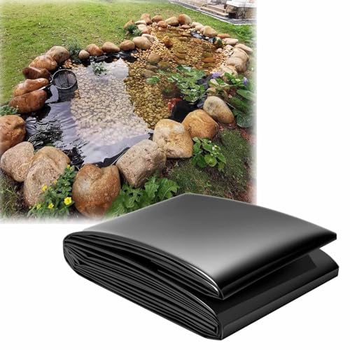 Bâche étang Robuste HDPE 8 X 12 M - Imperméable, Résistante Aux UV Et Déchirures - Pour Bassin, Jardin, Cascade, étang à Poissons - 3