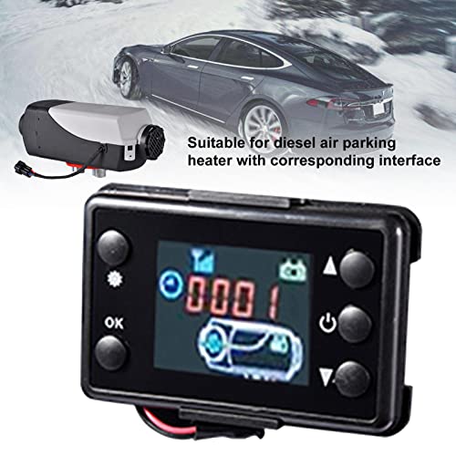 carro 12 V, controlador aquecedor, controlador aquecedor, monitor LCD automotivo com placa interrupt
