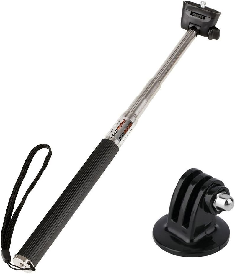 SSE® Handheld Camera Extender Mount Pole/Handle Bar + Tripod/Monopod Mount for Hero, Hero2, Hero3, Hero3+, Hero4, Hero4 Session, Hero5, Hero6, Hero7, Hero8, Hero9, Hero10 & Hero11