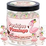 Positive Flamingo Jar With 60 Daily Affirmation Cards, Emotional Support Flamingo, Flamingo Themed Gifts For Women, Flamingo Lover Gifts, Get Well Gifts, Best Friend Gifts, Mental Health Gifts