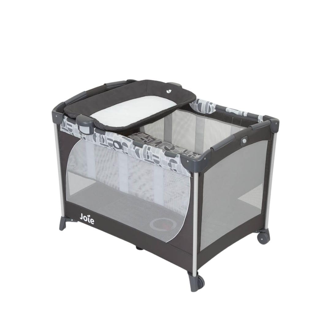 Joie Commuter Change Travel Cot - Compact Fold Playyard Suitable from Birth to 15 kg - Image 1