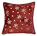 Lady Sandra Home Fashions Snowflake Holiday Throw Blanket and Pillow Set