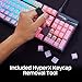 HyperX Pudding Keycaps 2 - Full Key Set - PBT - 112 Keys - Black