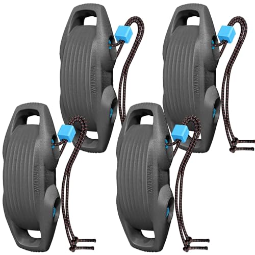 AWEMUFA 4 Pack Boat Fenders EVA Boat Bumpers for Docking Upgraded Boat Fenders Bumpers, Fit for Bass Boat, Flat Boat and Jon Boat
