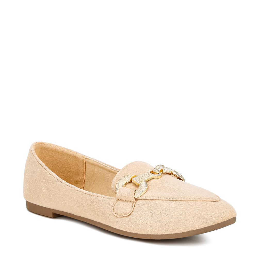 Horsebit Detail Flexible Loafers-image-42
