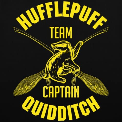 Spreadshirt Harry Potter Hufflepuff Team Captain Quidditch Tas van stof - Image 3