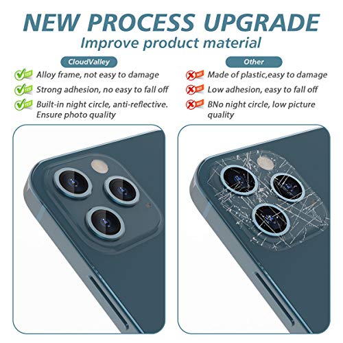Protection objectif iPhone 12 Pro contre les rayures verre trempé HD CloudValley - 3