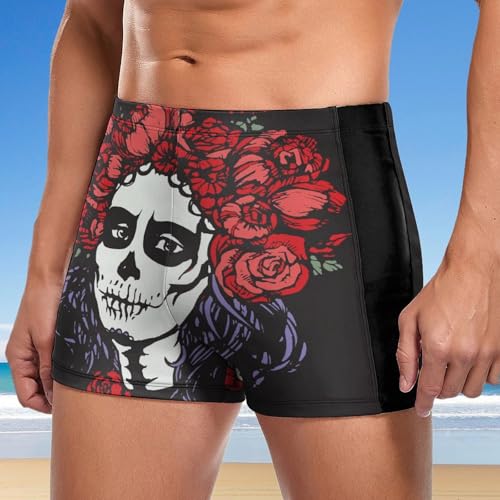 Short de bain homme fleuri pour vos vacances de natation et bronzage - 2