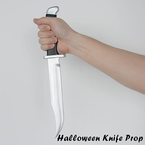 Miniatura 6 de LarpGears Cuchillo falso de goma de espuma de Halloween de 13.5 pulgadas para artes marciales, cuchillos de práctica segura para Halloween
