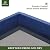 Kingsyard WPC Composite Platform Bird Feeder for Outside, Heavy Duty Hanging Tray for Mealworms & Seeds, 3.5 lbs Large Capacity, Weatherproof Recycled Plastic Material, Easy to Clean, Blue