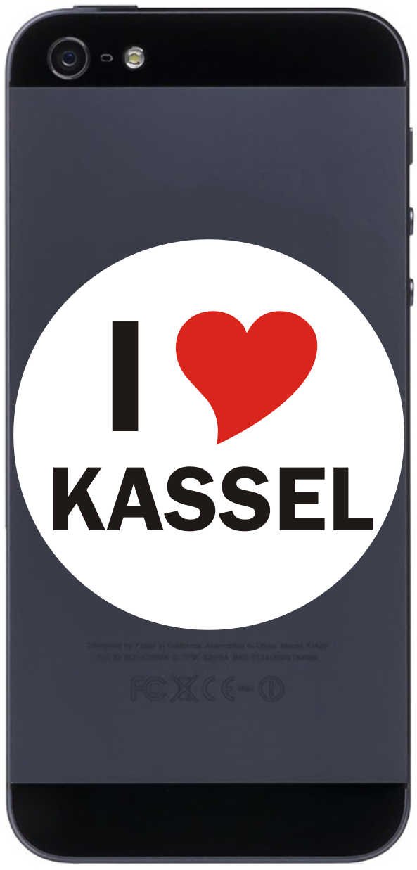 I Love Wind ischeschen Bach Cellulare Adesivo Vinile 50 X 50 mm circa