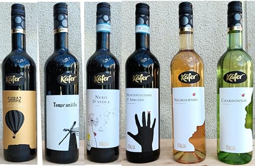 Amazon-Marke - Compass Road Rotwein Shiraz trocken, Australien (6x0,75L)