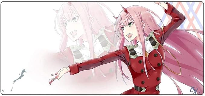 Amazon Co Jp 大判マウスパッドコンピュータ周辺機器アニメー Darling In The Franxx ダーリン イン ザ フランキス ゼロツー ション防水 滑り止めおしゃれ 萌え かわいい グッズ ホビー 通販