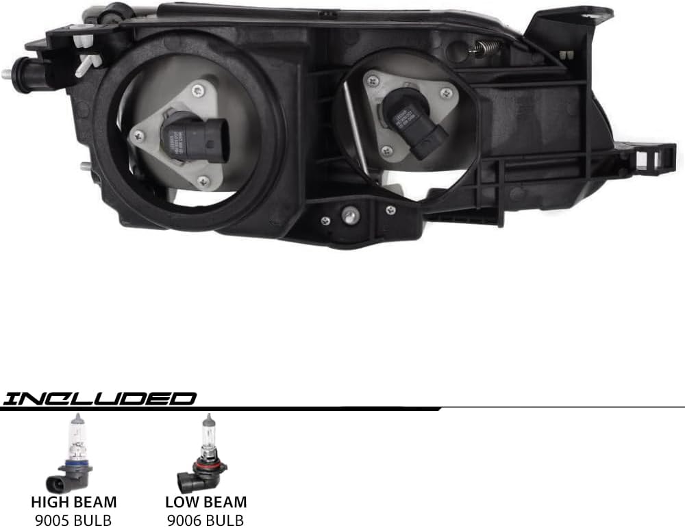 EPIC LIGHTING OE Fitment Replacement Headlight Signal Light Combo Set Compatible with Toyota 93 94 95 96 97 Corolla [ 811501A491 811101E221 8162012600 8161012600 ] 4-Piece