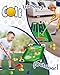 KINGTOP Toddler Golf Set with Putting Mat & Cornhole Board, Kids Golf Clubs 3-5 Years Old with 10 Balls, 4 Clubs, 2 Holes & Cart, Indoor Outdoor Toddler Sports Toys