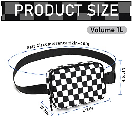 Joysoda Fanny Pack,Belt Bag,40 Inch Asjustable Strap Everywhere Belt Bag,for Women and Men