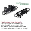 8pcs Optical Endstop With 1M Cable Switch Sensor Photoelectric Light Control Limit Switch Module for 3D Printer