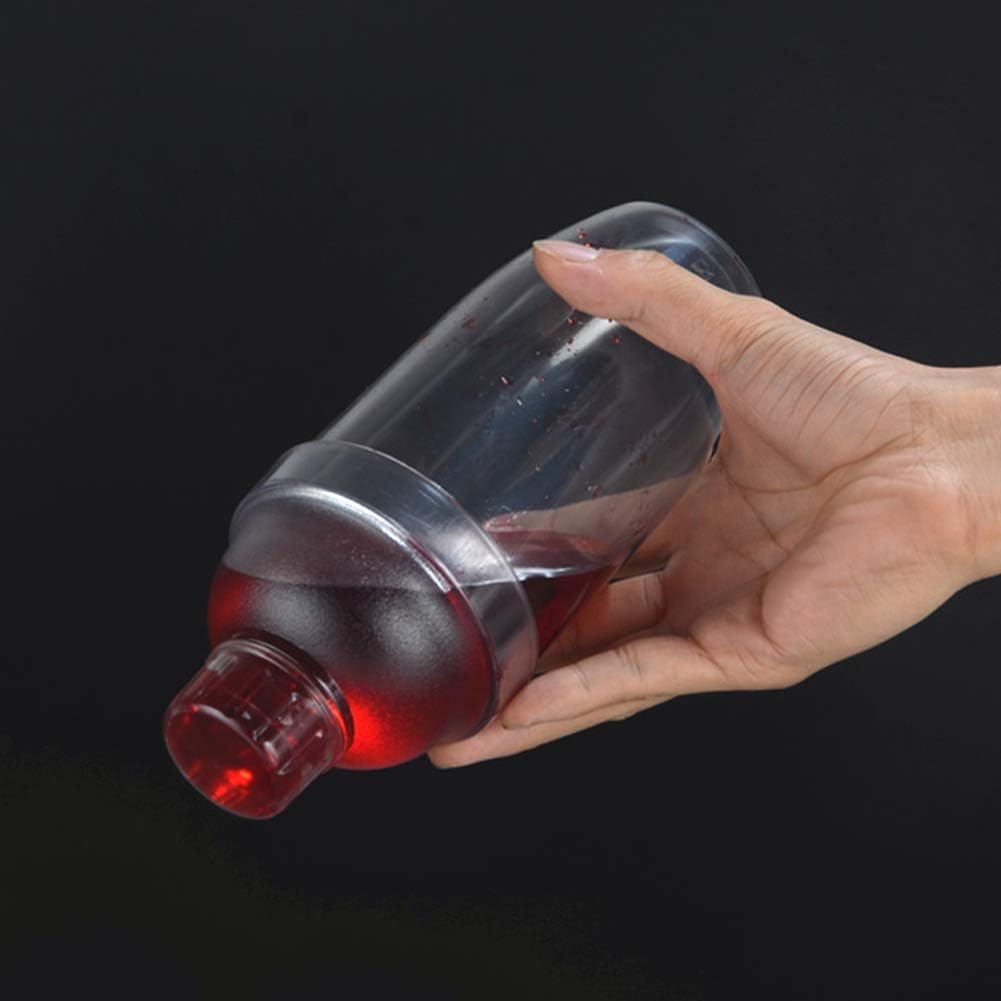 2 Pcs Plastic Cocktail Shaker,Drink Mixer Boba Tea Shaker,Professional Bar Tools Set (33oz/1000cc)