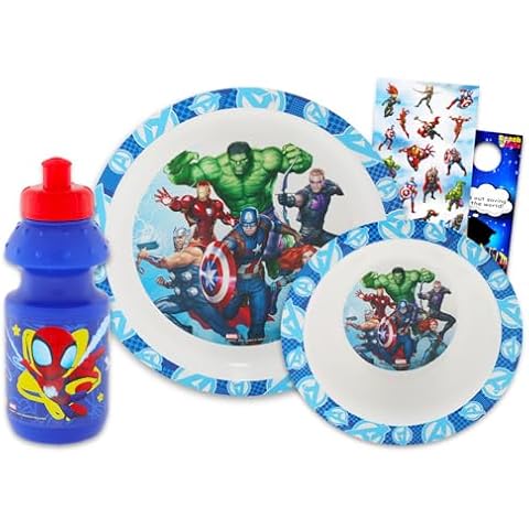 Marvel Avengers Kids Dinnerware Set Cover