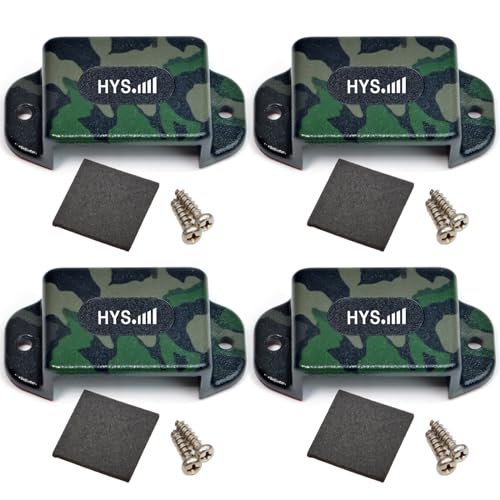 HYS Belt Clip Holder, Single Side Handheld Radio Mounting Kit for Handheld CB & VHF Radios Hand Mic Holder Microphone with Clip (Packing of 4pcs)