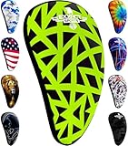 Exxact Sports Lightweight Athletic Cup Mens & Boys with Soft Rim Comfort for Superior Support, Baseball Cup Youth Boys for T-Ball, Football, Lacrosse, Hockey Groin Protector (Medium, Neon Green)