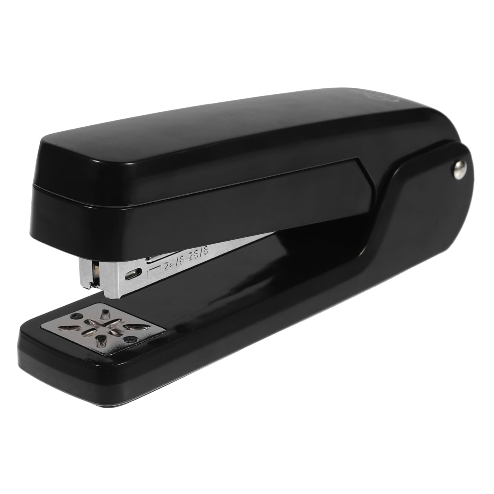 jojofuny 5 Pezzi cucitrice rotativa X forniture per ufficio cucitrice compatta Picket per ufficio desktop girevole da tavolo cucitrici portatili plastica Nero